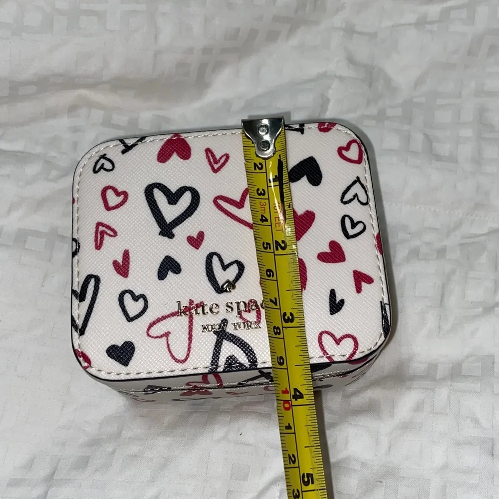 Nib Kate Spade Scribble Heart Staci Boxed Jewelry Holder